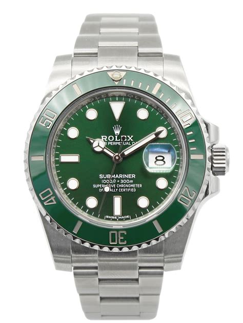 rolex hulk submariner value